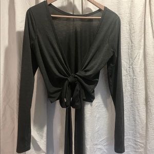 Lululemon Wrap and Tie Crop